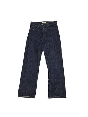 Sunflower Loose Simple Rinse Blue Jeans indigo Sz 31 x 32  Retail $240 Cotton